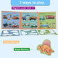 Astaron 3D Magnetic Dinosaur Puzzle With 80 Puffy Stickers For Toddlers, Dino Magnets For Toddlers 1-3 Preschool Education Learn