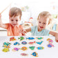 Onest 34 Pieces Magnetic Fishing Game For Kids Wooden Magnet Fishing Game Wooden Magnetic Toys For Kindergarten Preschool Girl Boy