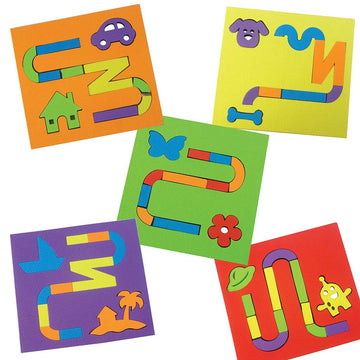 Imagimake Mazelines Activity Kit And Puzzle (3 Years +) To Build Problem Solving And Spatial Recognition, (Multicolor)