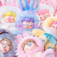 Rolife Plush Doll Shining Bunny Series, 7.8" Colorful Rabbit Toy, Random Design, Creative Collectible Gift
