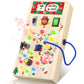 Anevit Montessori Toddler Busy Board, Toddler Toys With Music And Led Light Switches, Wooden Sensory Toys Light Switch Toys Trav