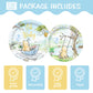 120pcs Winnie Plates Baby Shower Pooh Napkins Classic Bear Baby Shower Decorations Paper Cups Forks Oh Baby Disposable Tableware