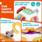 SOCBTNSO 10-in-1 Montessori Busy Board for 1 Year Old - Toddler Toys 1-2 Years with Car Steering Wheel & Keys, Car Travel Toys f
