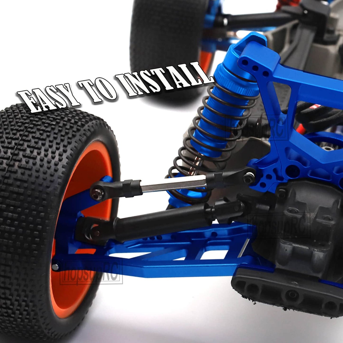 hopsupRC Stainless Steel Rear Drive Shaft CVD & Front Axles Upgrades Part for 1/10 Slash 2WD VXL/Rustler 2WD VXL/Stampede 2WD VX