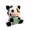 Punchkins Cow Plushie - Not In The Mooooood Sassy Cow Plush, Gift For Animal Lovers, Cute Plush Toy For Gifting
