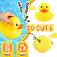 Deekin 6 Pcs Large Yellow Rubber Ducks Bulk Large Duck Bath Toy Squeak Rubber Bathtub Floating Bath For Birthday Party Decoratio