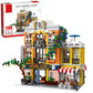 Enjbrick Flowers City Jazz Club Building Sets For Adutls, Architecture House Building Kit For Boys And Girls 8-14 Years 1683 Pcs