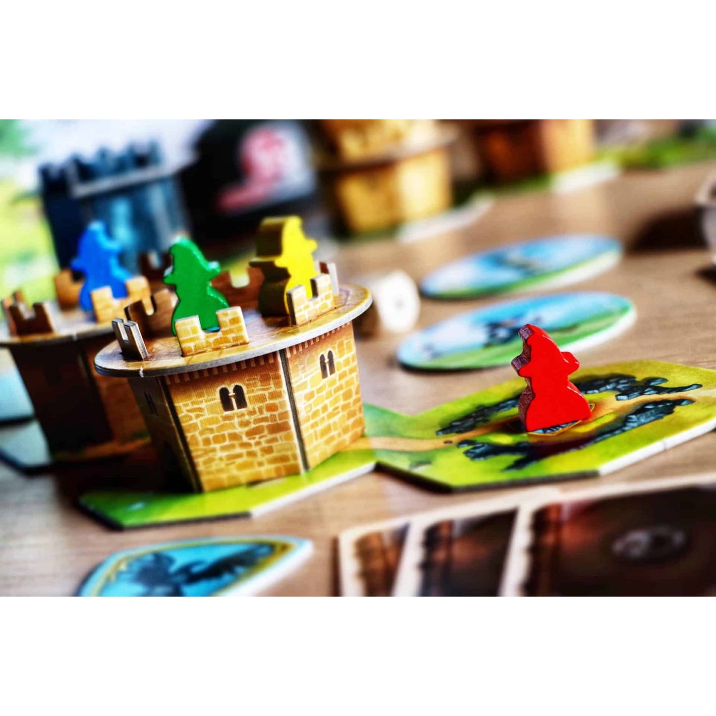 Wandering Towers, Strategy Board Game About Trapping Wizards, Movement, Magic & Spells, Fun Family Games For 6 Players, Ages 10+