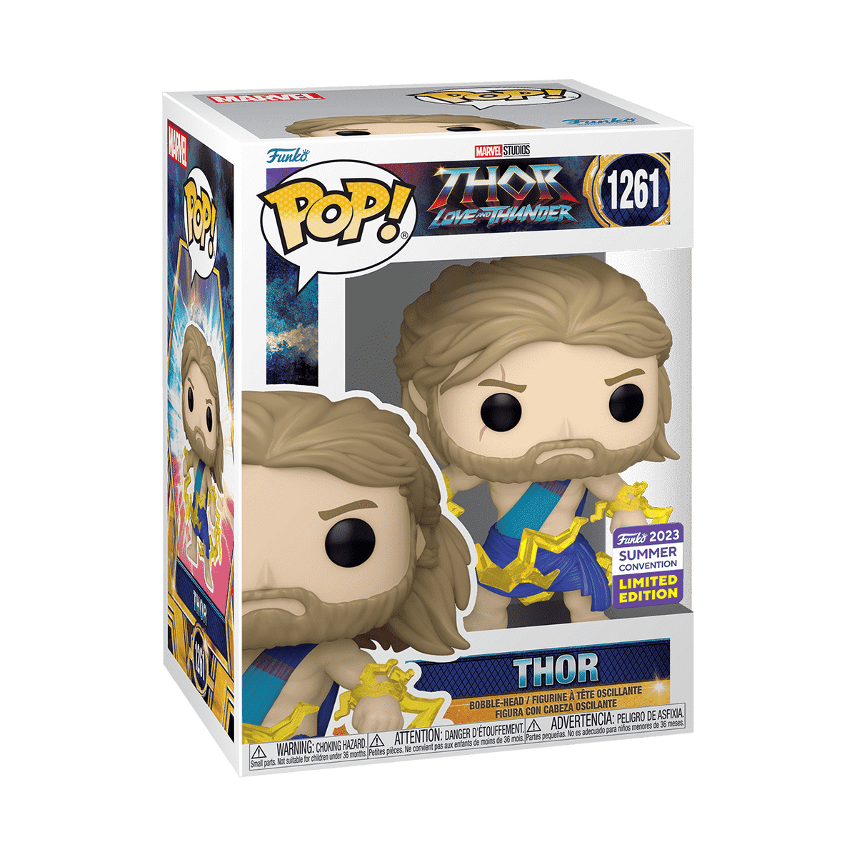 Thor: Love And Thunder Thor VAULTED #1261 Funko Pop Vinyl Figure