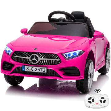 Bopilon Kids Electric Ride on Car with Remote Control, 12V Licensed Mercedes Benz Kids Car Battery Powered Electric Vehicles Toy