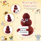 IYOOCSS Positive Crochet Poop Stuffed Animal Weird Things Funny Gag Gifts for mature-themed Friends Sister  Brother Women Husband Office Decor (Reddish Brown Poo)