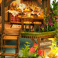 OZJAY Miniature House Kit  DIY Wooden Dollhouse Miniature Kit  Dollhouse Kit  Mini House Building Kit for mature-themed Teen  Forest Adventure