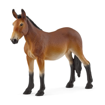 Schleich Farm World - Large 5'' Mule Toy For Kids. Realistic, Hand-Painted Farm Animal Toys For Boys And Girls. Fun Educational