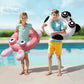 Pool Wave Kids Swim Ring Pool Floats, Toddler Inflatable Animal Swimming Tube Floaties, Outdoor Water Floating Toy, Summer Famil