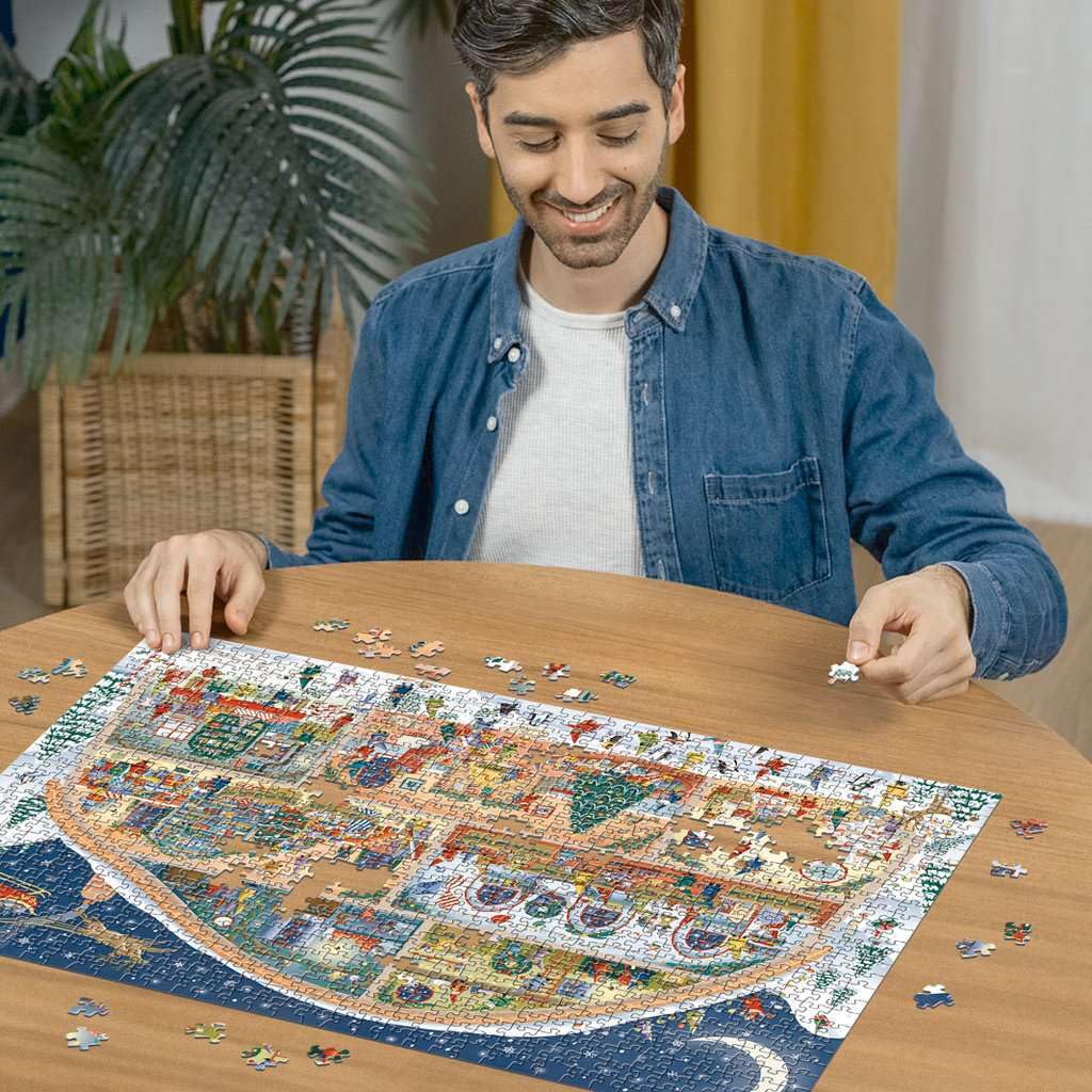 Ravensburger Santas Workshop - 1000 Piece Jigsaw Puzzle | A Magical North Pole Creation | Perfect for Holiday Puzzling