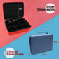 Ltgem Game Card Travel Case,Compatibility Taco Cat Goat Cheese Pizza/Skyjo/Uno/Playing Card Against Humanity And Other Game Cards,This Card Box Can Hold 3000+Game Cards (Outer Red+Inner Black)