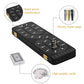 Cribbage Board Game Set 3 Tracks, 2 Storage Area, With 9 Metal Pegs,2 Decks Of Playing Cards And Instruction, Wooden Travel Portable Cribbage Game Sets