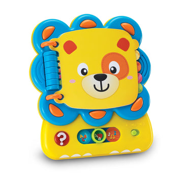 Words And Abc Learning For Toddlers 1-3 Years Old With Chapa The Lion Alphabet Book - Interactive Sound Book With Melodies, Fun Sounds & Light For Early Education And Development