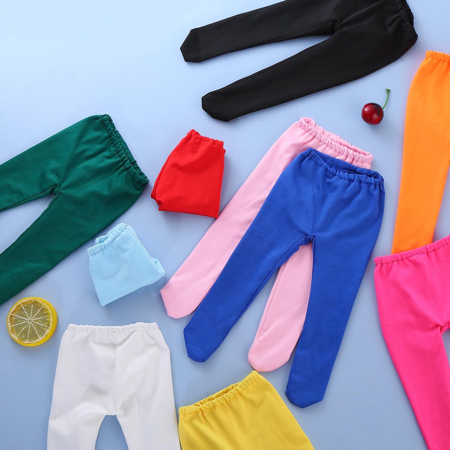 Llc427 10Pcs 18 Inch Doll Pants Leggings Doll Clothes Set Designed For 18 Inch Girl Dolls Most 18 Inch Dolls(No Doll)