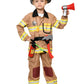 Tacobear 12Pcs Firefighter Costume For Kids, Brown Fireman Outfit With Complete Firefighter Accessories, Dress Up Pretend Play T