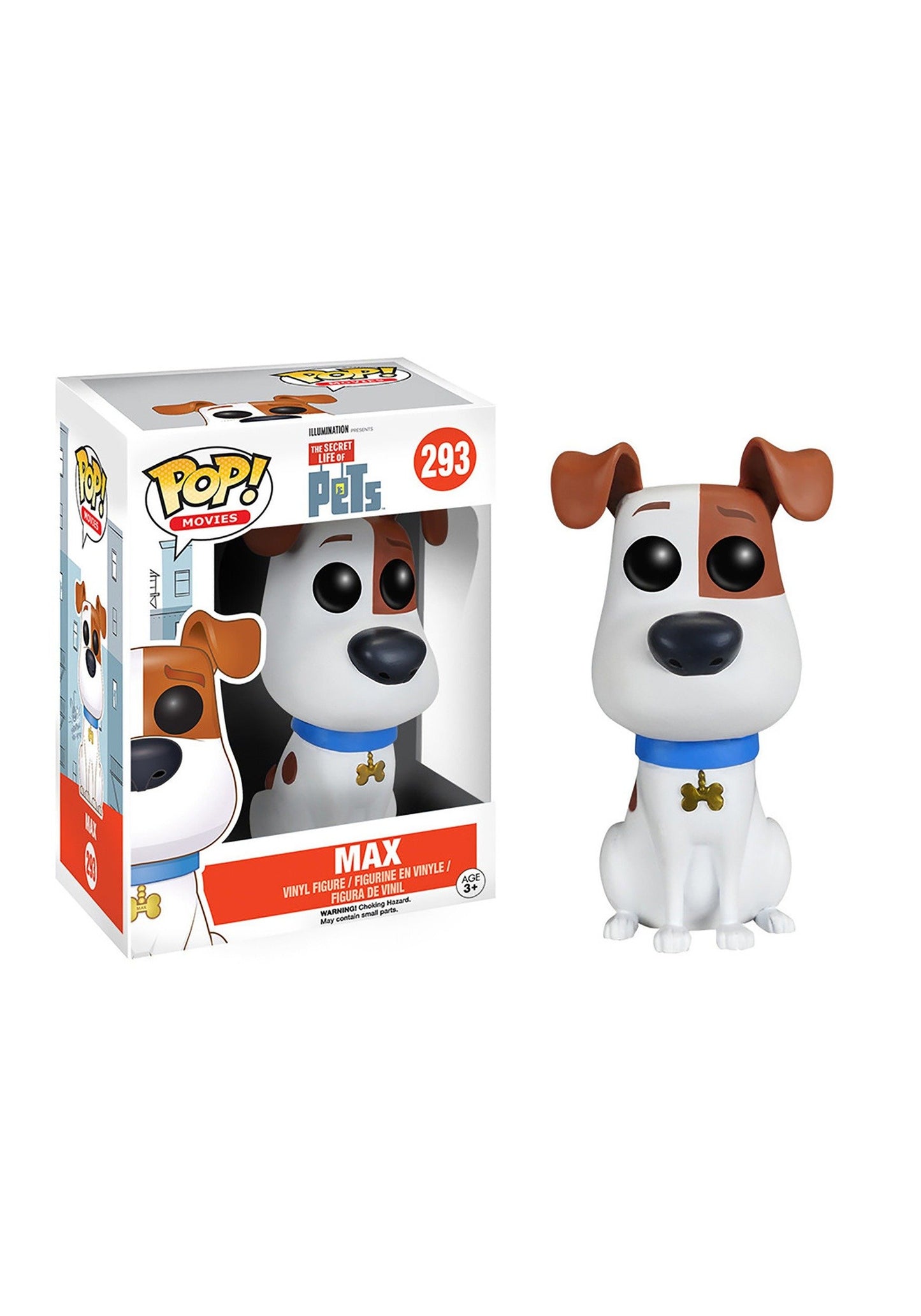Funko Pop Movies: Secret Life Of Pets Action Figure - Max