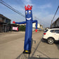 HI SUYI 20ft Advertising Inflatable Tube Men Blow Up Giant Waving Arm Fly Puppet Christmas Halloween Decorative Signs for Busine