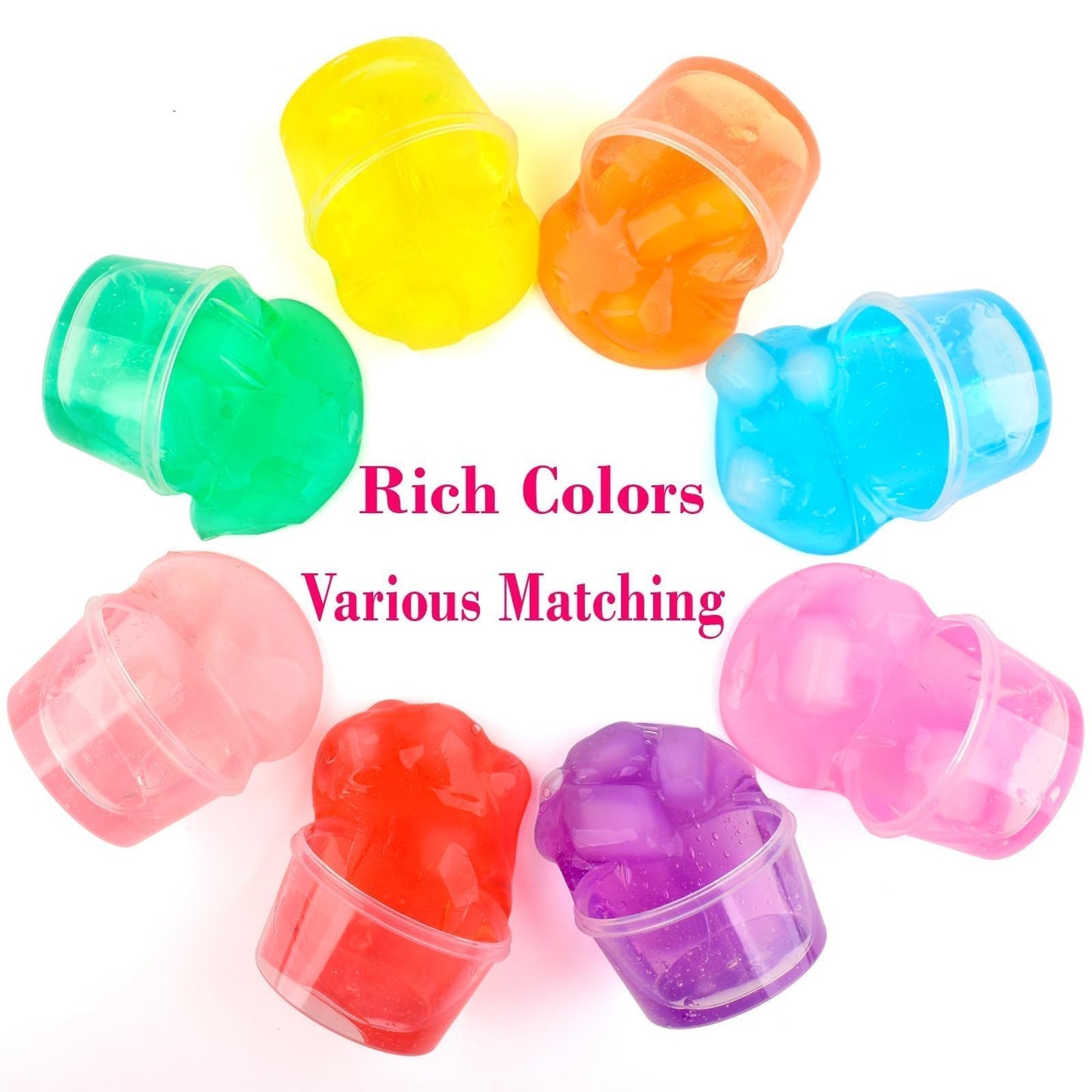 11Pack Slime For Kids Toy, Jelly Cube Clear Slime Kit For Girls Toys 6 7 8 9 10 11 12, Crunchy Slime, Butter Slime, Kids Boy 6-1