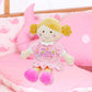 June Garden 12'' My First Doll Kaitlyn - Soft Plush Baby Doll - Pink Outfit