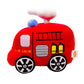 Baboli Soft Fire Engine Stuffed Special Vehicle Plush Fire Truck Cuddly Rescue Vehicle Toy Sweet Gifts For Kids Present For Birt
