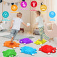Aberlls Stepping Stones For Kids 3 4 5 6 7 Year Old, Toddlers Turtle Balance Climbing Toys, Outdoor Indoor Sensory Play, Obstacle Course Coordination Game
