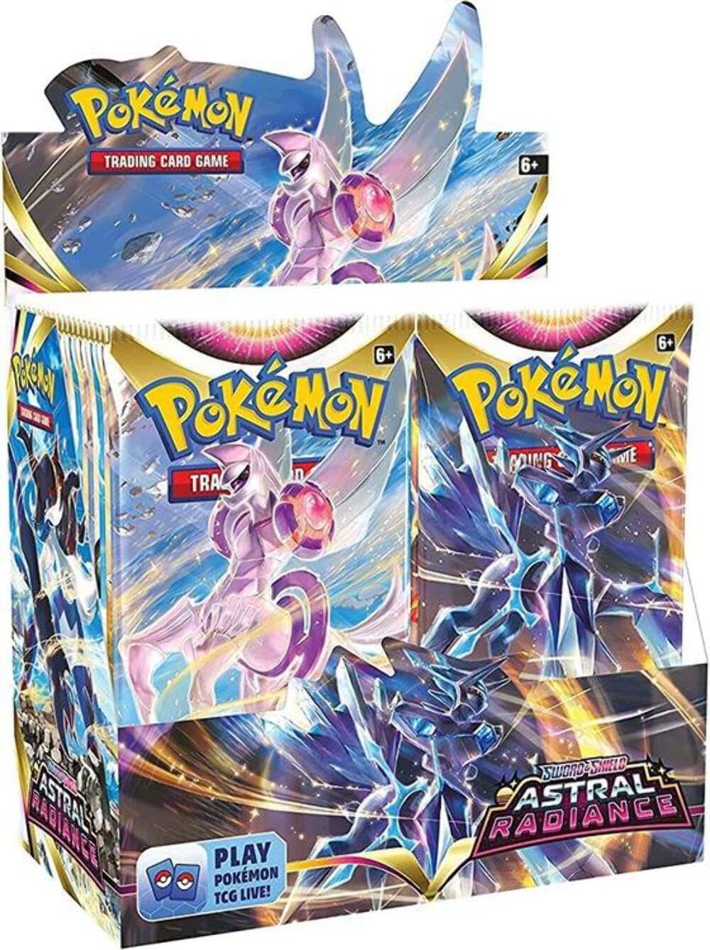 Pokémon TCG Astral Radiance Booster Pack - 10 Cards, Multicolor, Model POK86023, Size 4.13 x 2.36 x 0.2 inches