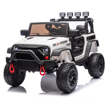 24V Ride On Car for Kids, Kids Ride on Truck with 400W Motor, Parents Remote Control, Four Wheel Suspension, USB,MP3,Music,Bluet