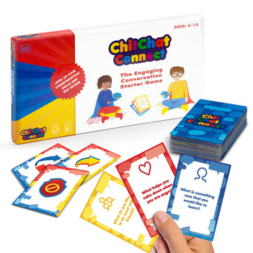 Strongsuit Chitchat Connect Conversation Cards For Kids Game | Social Skills Activities For Kids | Ice Breaker And Therapy Games | Ideal For Therapists And Parents | Develop Communication