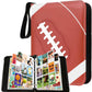 900 Pockets Trading Card Binder, Football Card Binder Album, Rugby Card Collector Album, Pu Leather Card Collector Folder For Mt