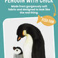 Living Nature Penguin With Chick, Realistic Soft Cuddly Sea Animal Toys, Naturli Eco-Friendly Plush, 11 Inches