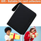Card Binder 9 Pocket enhanced Zipper Trading Card Album 720 Cards Folders for Collectible MTG TCG Sports Cards Binder (Black)
