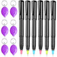 klumuke Invisible Ink Pens with UV Light, Magic Spy Pens with Mini UV LED Keychain Flashlights for Secret Messages, Disappearing
