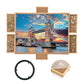 Qiqidog 2000 Pieces Puzzle Board With 6 Drawers And Cover, 29''X41'' Wooden Jigsaw Puzzle Table For Adults, Portable Puzzle Orga