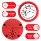 Cozymate Shrieking Goat Desk Toy Button For Men Women Funny Buttons With Goat Sound Prank White Elephant Gag Gifts For Office (Red, 1P)