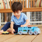 Green Toys Car Carrier, Blue - Pretend Play, Motor Skills, Kids Toy Vehicle. No BPA, phthalates, PVC. Dishwasher Safe, Recycled