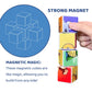 Pairez Toys Magnetic Blocks for Toddlers Aged 1-3  Large Building Cubic Puzzle Game in Holiday Theme: Christmas  Easter  Birthday  Thanksgiving  Halloween  Valentine's Day