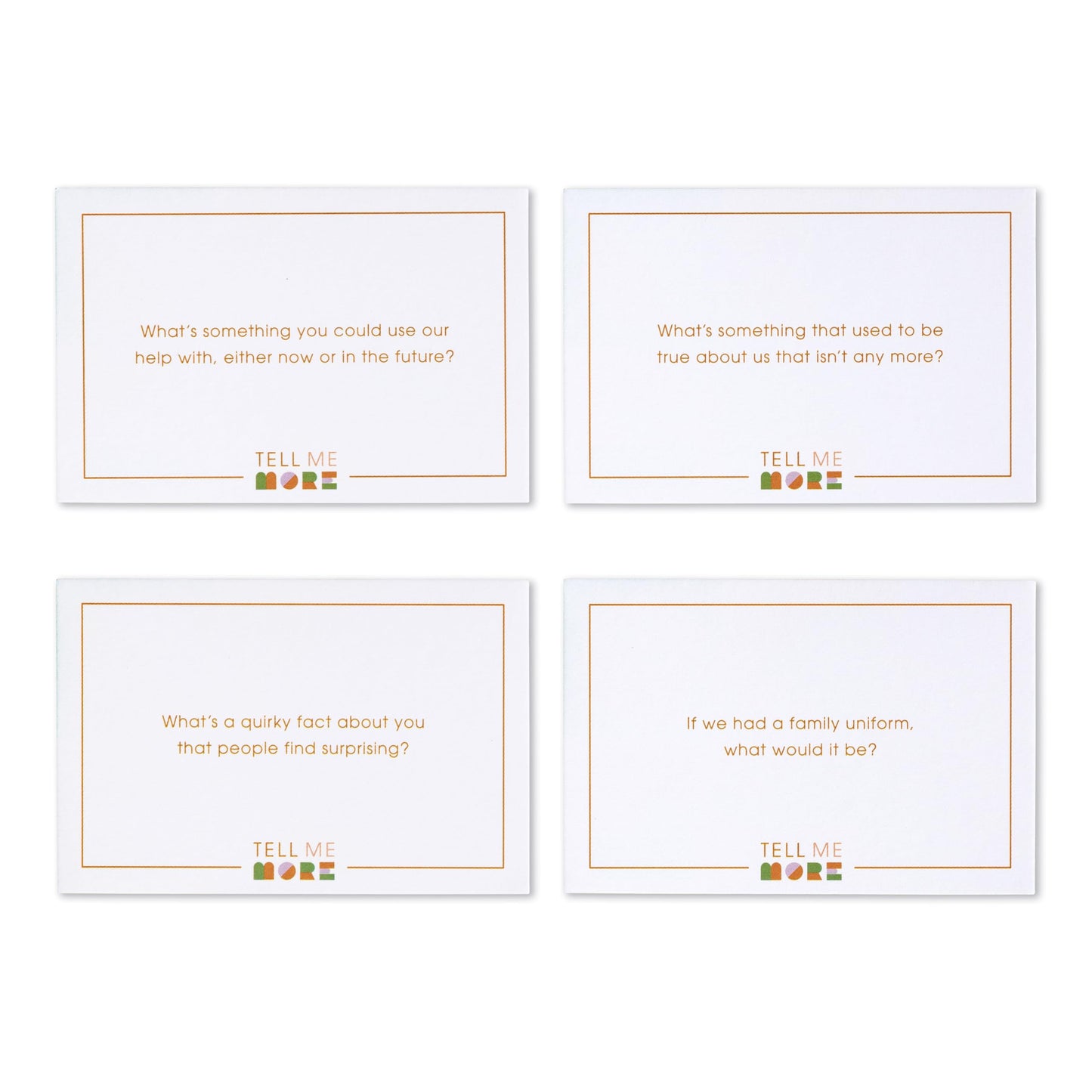 Compendium Family Edition Conversation Starter Game - 52 Questions, Paper, 6"x4.5"x0.5", Model 11230
