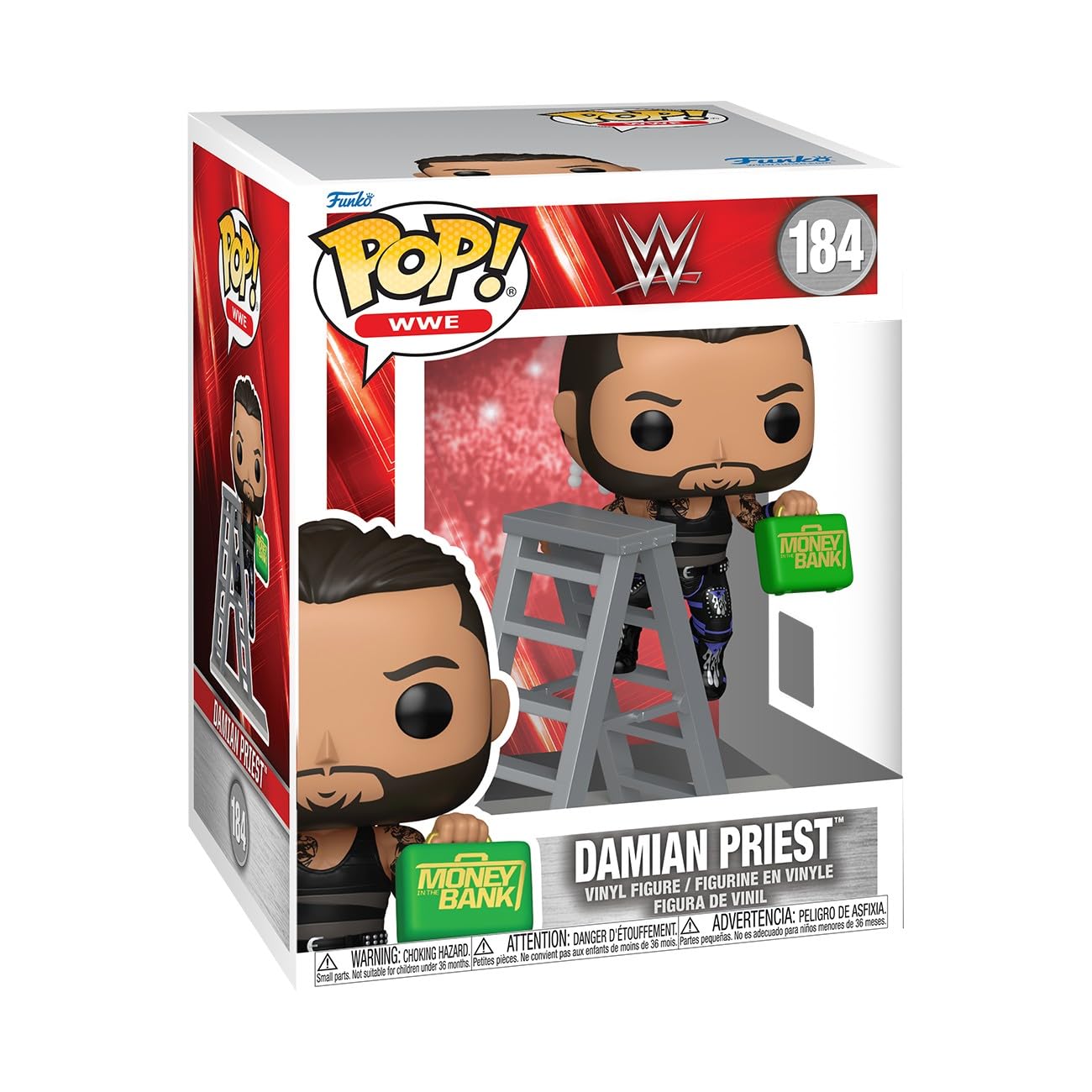 Funko Pop! enhanced: WWE - Damian Priest - Collectable Vinyl Figure - Gift Idea - Official Merchandise - Toys for Kids & mature-themeds - Sports Fans - Model Figure for Collectors