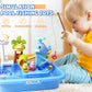 LZZAPJ Kids Play Sink with Running Water,Toddler Sink Dishwasher Toy,Water Table Pretend Play for Toddlers Age1-3,Role Play Kitc
