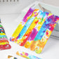 POPLAY 48PCS Kids Slap Bracelets, Slap Wristbands Bulk Tie Dye Bracelets Dinosaurs Mermaid Space Galaxy for Party Favors Classro