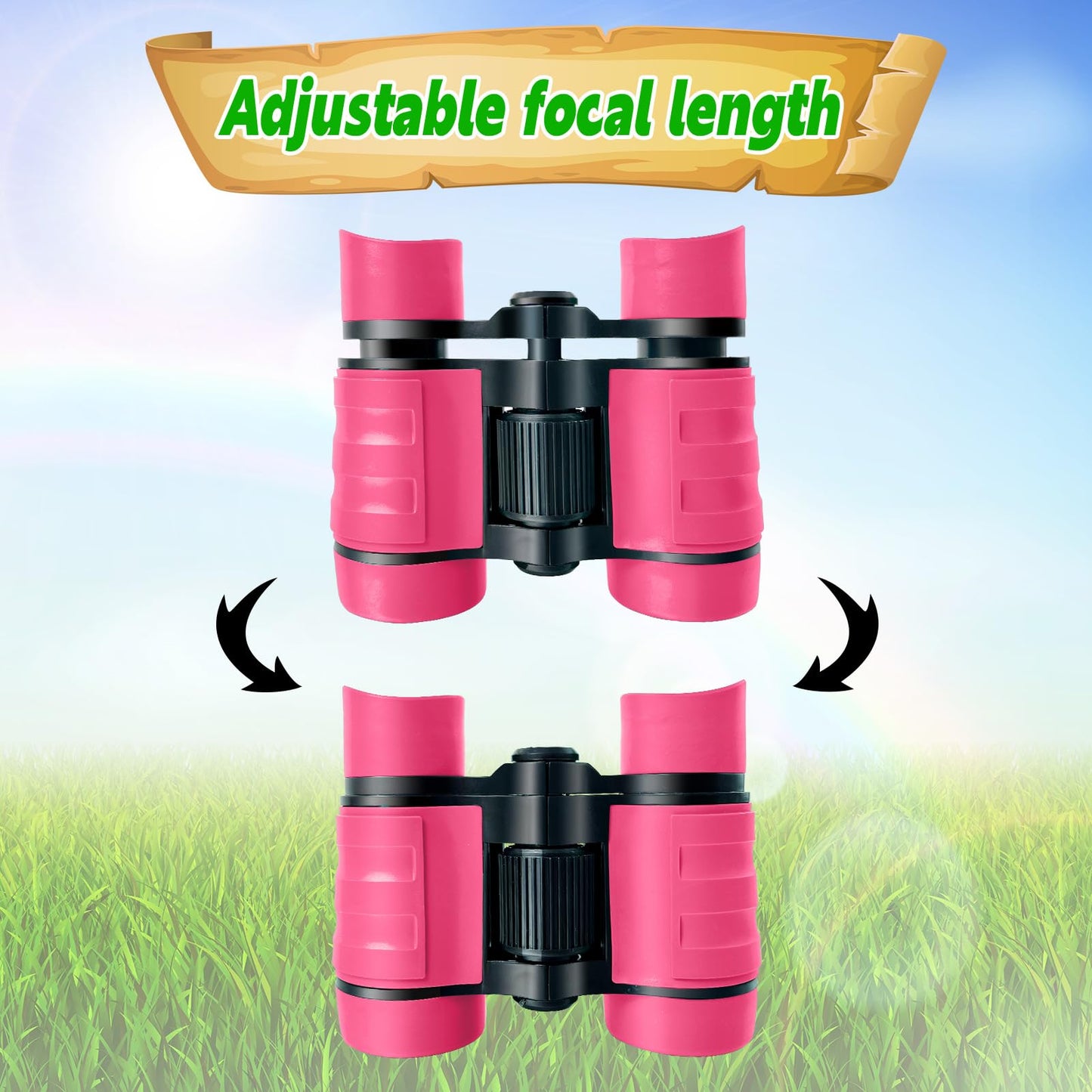 Binocular For Kids, Kids Binoculars For Ages 3-12 Boys Girls, Outdoor Gifts Toys For Kids- Perfect For Bird Watching, Camping, A