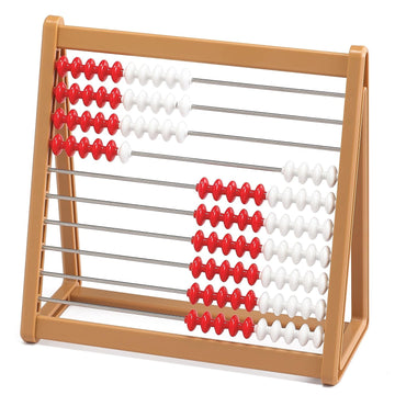 Edxeducation Abacus - In Home Learning Manipulative For Early Math - 10 Row Counting Frame - Teach Counting, Addition And Subtraction