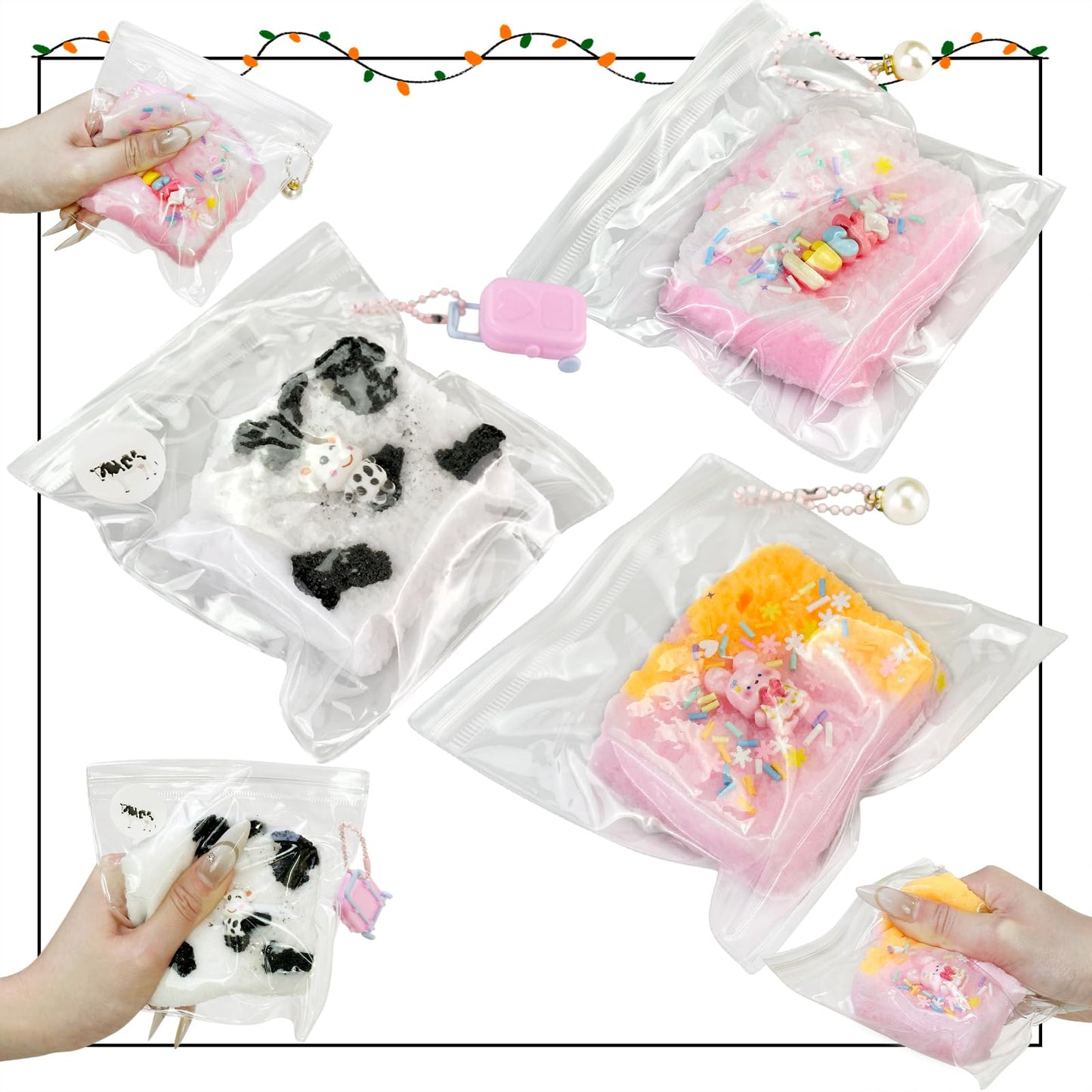 Taba Squishy Toys Valentines Cat Paw Cute Kawaii Squeeze Toys  Sticky Squishy Fidget Toys Silicone Squeeze Toy for Stress Relief Cute Soft Toys Best Valentines Gift for Anniversary (1pc Random Color)