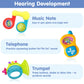 Iplay, Ilearn 10Pcs Baby Rattles Toys Set, Infant Grab Shake Rattle, Sensory Teether, Babies Development Learning Music Toy, New