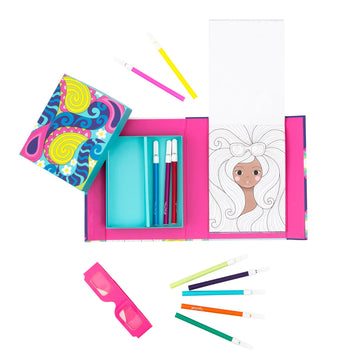 Tiger Tribe: 3D Coloring Set - Rainbow Dreams - Activity Set, Color Drawings That Leap Off The Page, 3D Glasses, Markers, Kids A